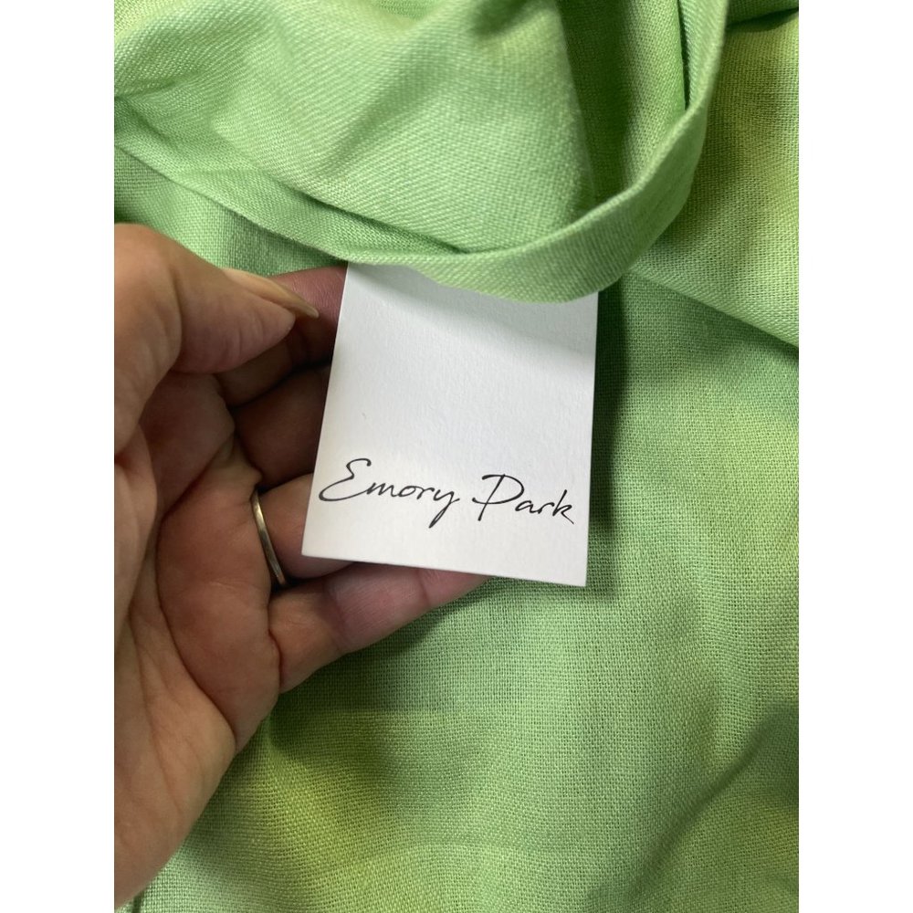 NWT Emory Park Lime Green Wrap Skirt Size S - Picture 3 of 6